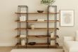 Picture of ELMORE 181x180cm 5-Tier Reclaimed Pine Wood  Shelves