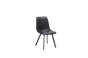 Picture of [FLOOR MODEL CLEARANCE] WESTIN PU Leather Dining Chair (Black) 