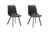 Picture of [FLOOR MODEL CLEARANCE] WESTIN PU Leather Dining Chair (Black) 