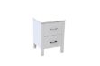 Picture of [FLOOR MODEL CLEARANCE]  CLOUDWOOD 2-Drawer Solid Pinewood Bedside Table (White) 