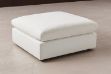 Picture of [FLOOR MODEL CLEARANCE]  FAIRBANKS Goose Feather Filled Modular Sofa - Ottoman
