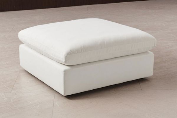 Picture of [FLOOR MODEL CLEARANCE]  FAIRBANKS Goose Feather Filled Modular Sofa - Ottoman