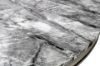 Picture of [FLOOR MODEL CLEARANCE] NUCCIO 137 Marble Top Stainless Round Dining Table (Dark Grey)