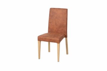 Picture of [FLOOR MODEL CLEARANCE] WEKA Stackable Dining Chair (Brown)