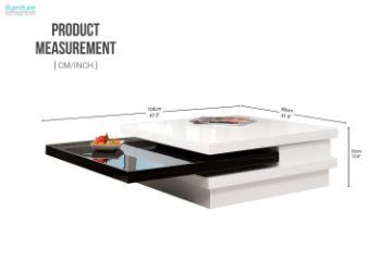 Picture of [FLOOR MODEL CLEARANCE] BRANCO Rotatable Coffee Table