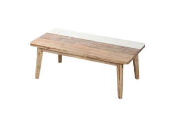 Picture of [FLOOR MODEL CLEARANCE] LEAMAN Solid Acacia Wood Coffee Table