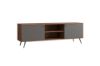Picture of [FLOOR MODEL CLEARANCE] RIO 176 TV Unit (Solid Lacquer with Real Dark Walnut Veneer)