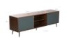 Picture of [FLOOR MODEL CLEARANCE] RIO 176 TV Unit (Solid Lacquer with Real Dark Walnut Veneer)