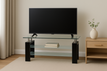 Picture of HORIZON Glass 120 TV Unit (Black)