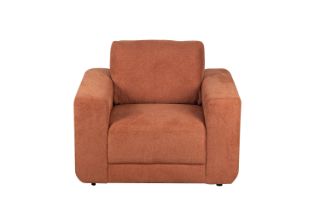 Picture of PALMERS CHENILLE 3/2/1 Seater Sofa Range (Orange) - 1 Seater