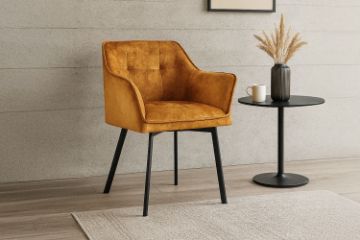 Picture of TAMPA Arm Dining Chair (Caramel) 