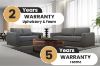 Picture of SIESTA 3/2 Seater Fabric Sofa Range (Dark Grey)