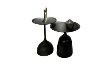 Picture of GOBLET Shaped Nesting Table Set (Black)