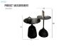 Picture of GOBLET Shaped Nesting Table Set (Black)