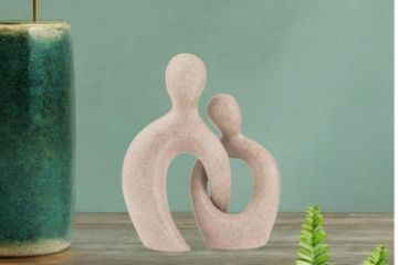 Picture of Sandstone Style Hugging Couple Figurine