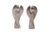 Picture of Guardian Angel H21/H22 Sandstone-Look Figurine