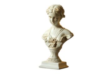 Picture of 374-005 Greece Goddess Bust Statue Classical Character Sculpture Resin Craftwork (13cmx23cm)