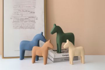 Picture of Nordic Creative Wooden Horse Decoration in Multiple Sizes and Colors