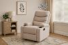 Picture of MALLIN 360° Swivel Manual Recliner Rocking Lounge Chair with Dual Cup Holders (Beige)