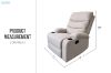 Picture of MALLIN 360° Swivel Manual Recliner Rocking Lounge Chair with Dual Cup Holders (Beige)