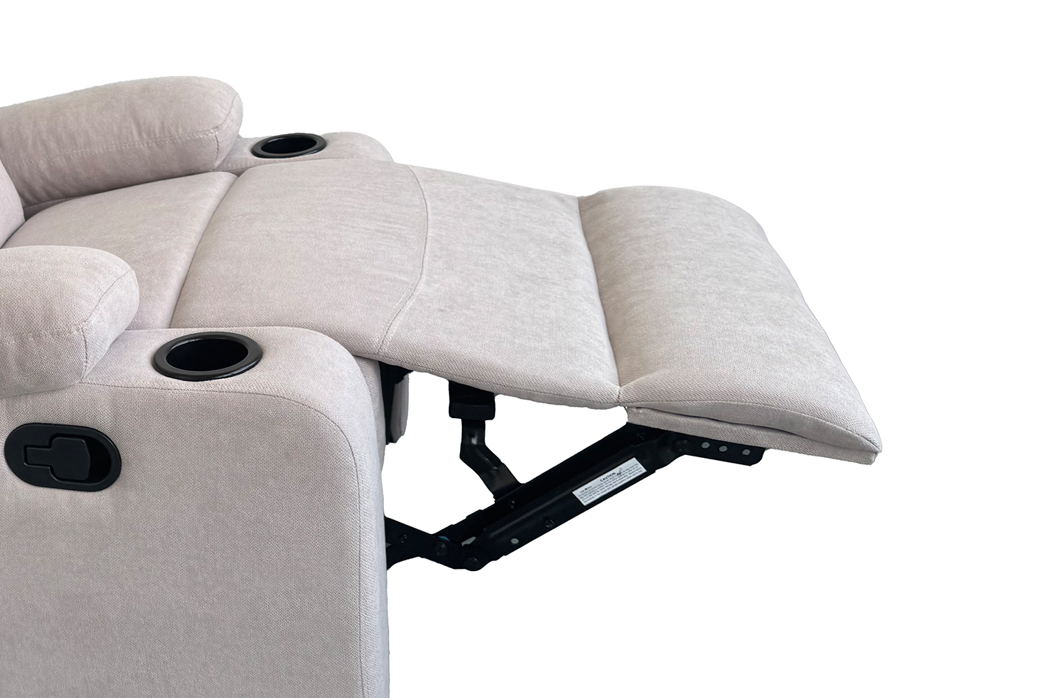 MALLIN 360° Swivel Manual Recliner Rocking Lounge Chair with Dual Cup ...