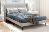 Picture of SONOMA Fabric Bed Frame + ORION Foam Mattress Combo Deal (Light Grey) - Queen