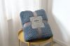 Picture of Soft Pineapple Grid Blanket (150x200) - Blue