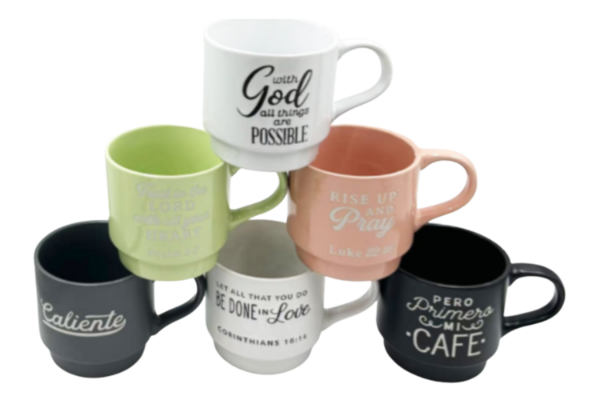 Picture of 323-027 Multicolor Ceramic Coffee Mug (360ml)