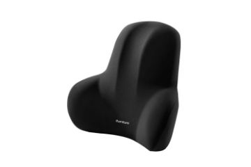 Picture of  Memory Foam Lumbar Support Cushion For Office Chair & Car Seat (Black)