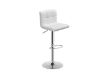 Picture of AKALI Adjustable Swivel Gas Lift Bar Stool (White)