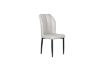 Picture of MIKASA 120 Sintered Stone Top 5PC Dining Set (Grey Table + 4 Light Grey Chairs)