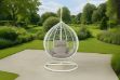 Picture of ALBURY Rattan Outdoor Hanging Egg Chair (White)