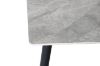 Picture of MIKASA 120 Sintered Stone Top 5PC Dining Set (Grey Table + 4 Dark Grey Chairs)