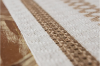 Picture of 376-006 Jute-Striped Woven Table Runner/Bed Runner with Tassel - 30cmx240cm