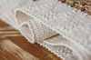 Picture of 376-006 Jute-Striped Woven Table Runner/Bed Runner with Tassel - 30cmx240cm