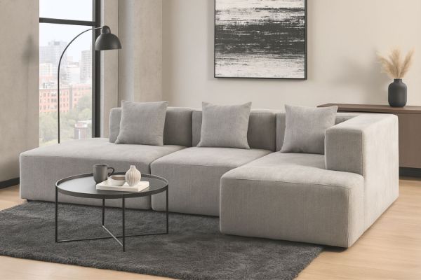Picture of BRAIDEN Fabric Sectional Compressed Sofa