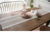 Picture of 376-007 Jacquard Geometric Pattern Table Runner/Bed Runner (Light Brown) - 33cmx200cm