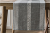 Picture of 376-010 Jacquard Geometric Pattern Table Runner/Bed Runner (Grey) - 33cmx240cm