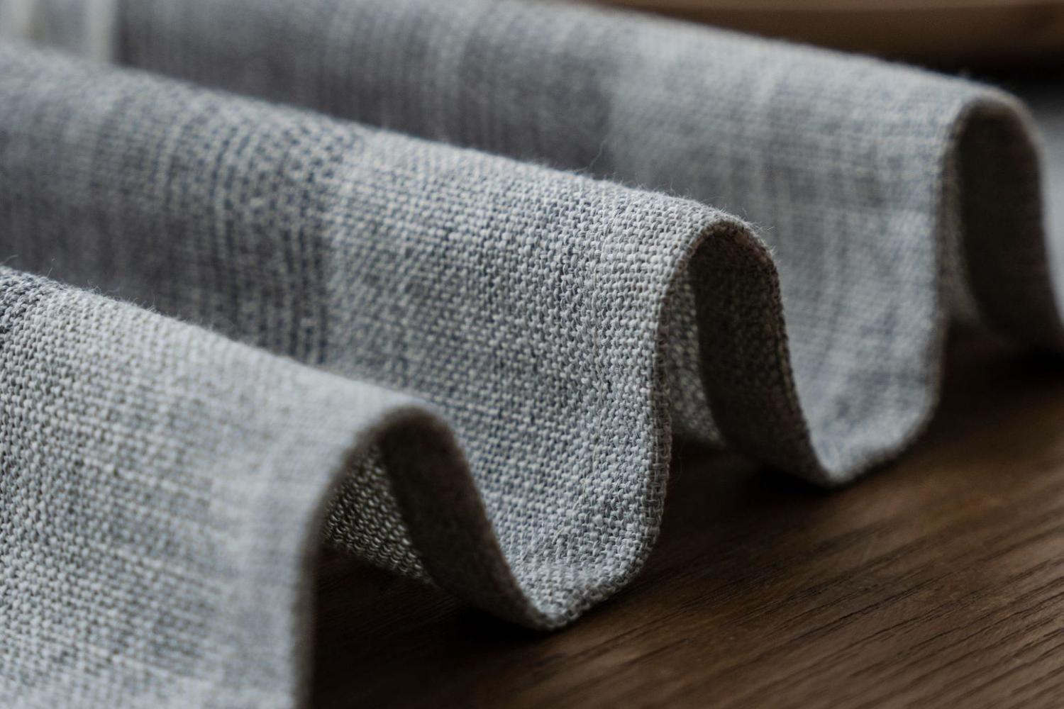 Jacquard Geometric Pattern Table Runner/Bed Runner (Grey) - 33cmx240cm