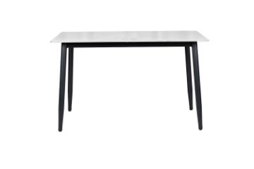 Picture of MIKASA 120 Sintered Stone Top Dining Table (Crisp-White) 