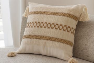 Picture of Bohemian Jacquard Tassels Cushion & Inner (45x45)
