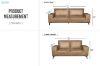 Picture of EASTWOOD 3/2 Seater Air Leather Sofa Range (Brown)