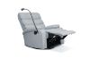 Picture of OLIVIO 360° Swivel Manual Recliner Lounge Chair With Mobile Holder (Grey)