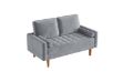 Picture of HAROLD Fabric Sofa Range (Light Grey) - 2 Seater