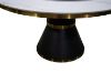Picture of ORBIT 1.5M 5PC/7PC Round Rotating Sintered Stone Top Dining Set (White Top)
