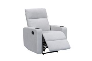 Picture of KIMMO 3/2/1 Seater Manual Reclining  Sofa Range - 1 Seat with Cup Holders (1R)