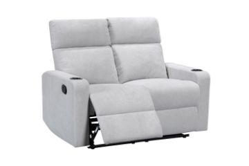 Picture of KIMMO 3/2/1 Seater Manual Reclining Sofa Range - 2 Seat with Cup Holders (2R)