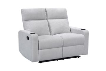 Picture of KIMMO 3/2/1 Seater Manual Reclining Sofa Range - 2 Seat with Cup Holders (2R)