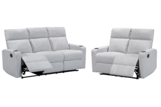 Picture of KIMMO 3/2/1 Seater Manual Reclining Sofa Range - 3RR+2RR SET