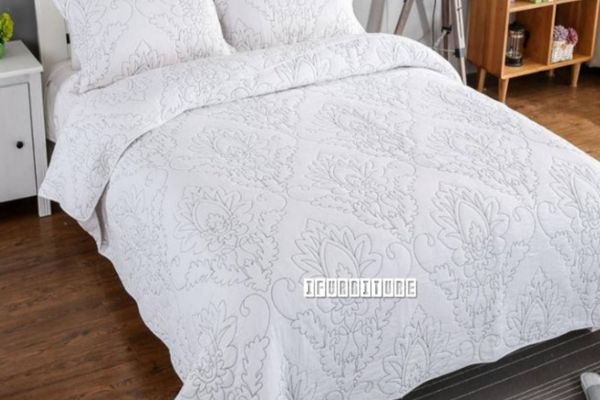 Picture of BES002 Cotton Quilted Bedspread 3PC Set